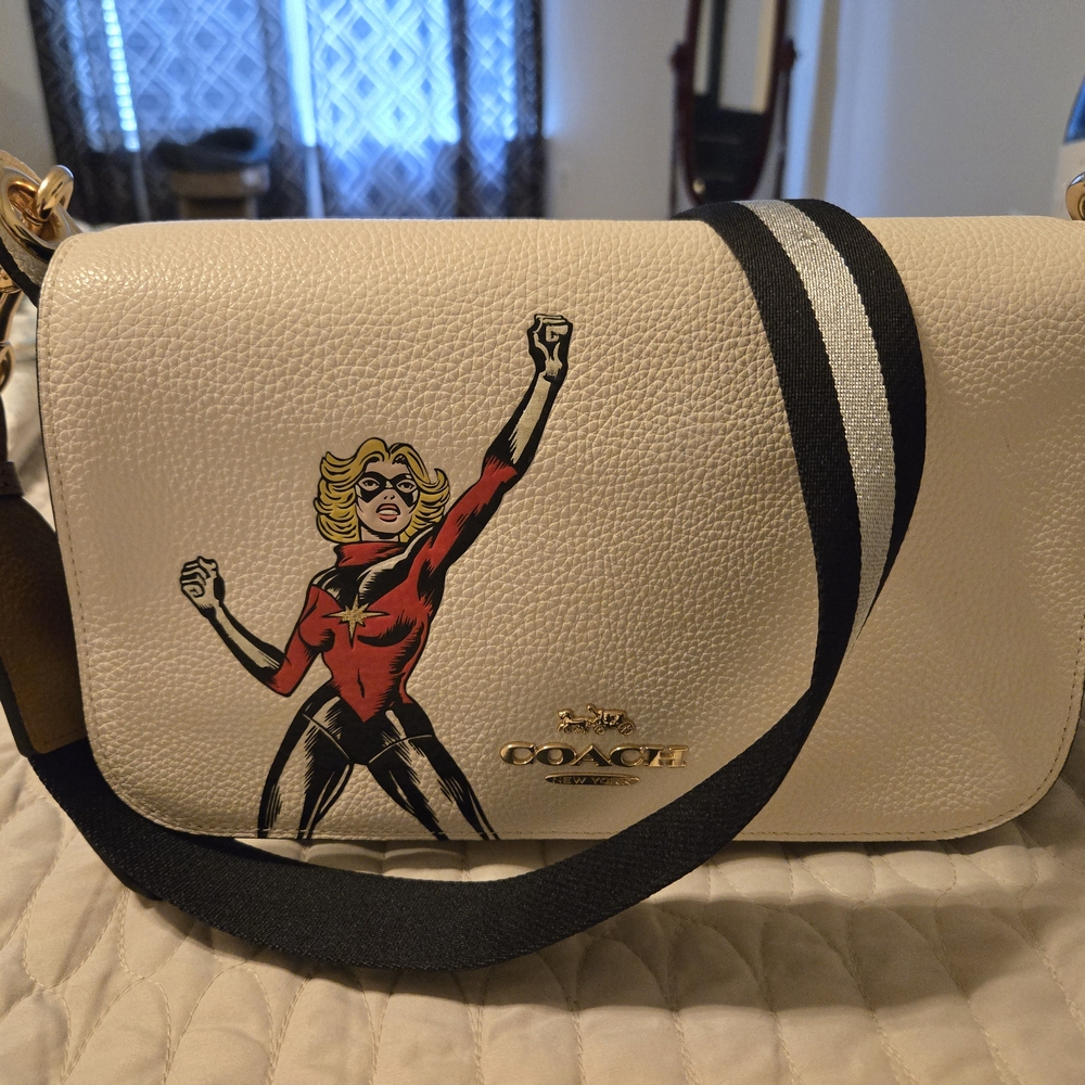 Coach x Marvel Captain Marvel Crossbody Bag